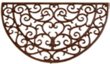 Esschert Design Halfronde Bronzen Buiten Deurmat
