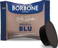 Caffè Borbone Don Carlo, Blauwe Koffiemelange - 100 Capsules - Compatibele met Lavazza* A Modo Mio*-koffiemachines voor thuis