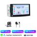 HEXINEX 7-inch autoradio met draadloze CarPlay en Android Auto, Bluetooth, ingang voor achteruitrijcamera, compatibel met stuurwielbediening, IPS touchscreen