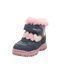 SUPERFIT Snowboots 'HUSKY+' grijs / abrikoos / pink