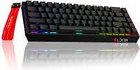 LDON Mide68 - Clavier de jeu filaire 65% - Éclairage RVB - Mécanique à effet Hall Rapid Trigger - Hot Swap - 8K Hz - Noir