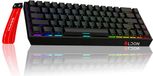 LDON Mide68 - Clavier de jeu filaire 65% - Éclairage RVB - Mécanique à effet Hall Rapid Trigger - Hot Swap - 8K Hz - Noir