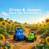 Orson & Jasper Save the Sunflowers: A Preschool Lawn Mower Adventure About Kindness, Teamwork and Helping Others