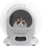 OEM Bol Zelfreinigende kattenbak – Automatische kattenbak met sensor – Slimme kattenbak voor binnen – Kattenbak zonder scheppen – Geurvrij en hygiënisch – Voor kleine en grote katten – Dichte kattenbak met zelfreinigingssysteem – Gemakkelijk schoon te maken