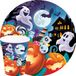 Fiestas Halloween/horror pompoen feest servies - borden/bekers - 24x - orange - papier