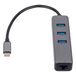 Akyga AK-AD-66 interface hub USB 3.2 Gen 1 (3.1 Gen 1) Type-C 1000 Mbit/s Zilver