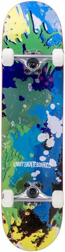 Enuff Splat Skateboard Green / Blue 7.75 - 2018 Model