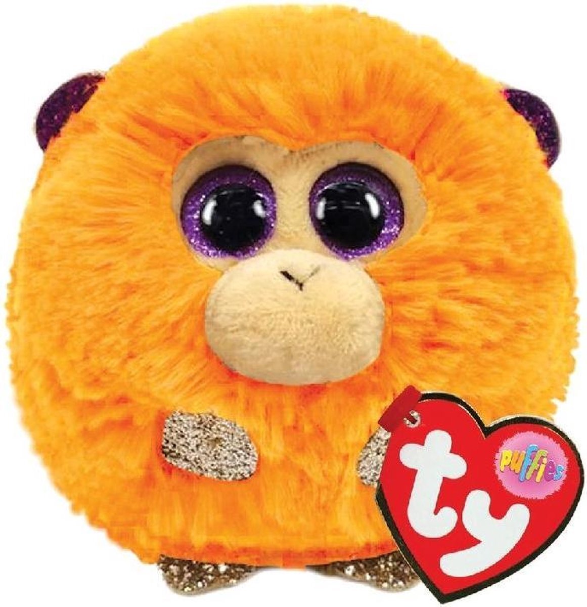 TY Teeny Puffies Coconut Monkey 10cm