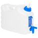 vidaXL Watertank met kraan en zeepdispenser 10 l kunststof