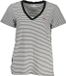 Levi's Perfect T-shirt Met Korte Mouwen En V-hals Wit, Zwart XS Vrouw