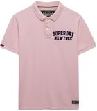 Superdry Vintage Athletic Korte Mouw Poloshirt Roze 3XL Man