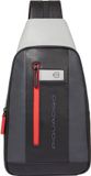 Piquadro Sac bandoulière convertible Urban Mono Sling Bag Gris - Noir