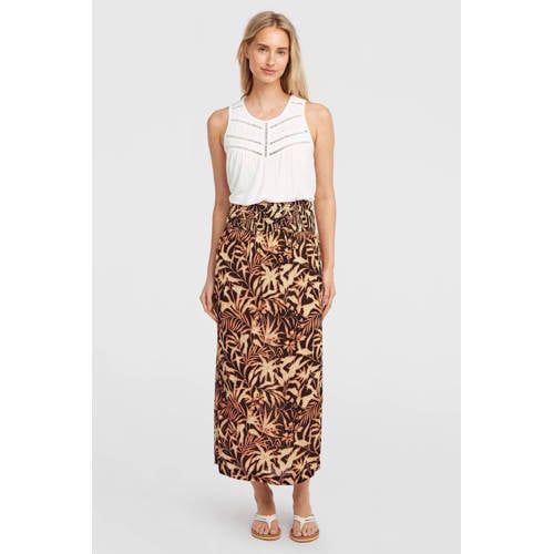 O'Neill gebloemde maxi rok multi