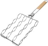 Pince pliable pour griller le maïs, outil de barbecue, pince à griller les hot-dogs pratique en acier inoxydable, pince de barbecue