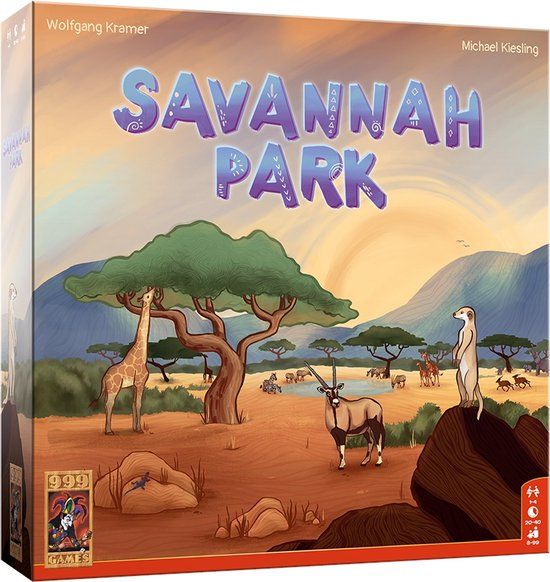 999 Games Savannah Park - Bordspel - Strategisch spel - Nederlands