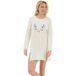 Lisca Holiday Chemise de nuit à manches longues Cheek
