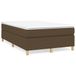 Maison Exclusive - Boxspringbed met matras, donkerbruin, 120x190 cm, gestoffeerd