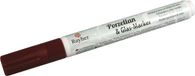 Rayher hobby materialen Glas- Porselein marker - bruin - waterbestendig - vaatwasserbestendig