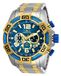 Invicta Heren Pro Diver Quartz roestvrij stalen band, tweekleurig, goud, 26 casual horloge