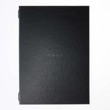 Dag Menu Holder A4 Black Elastic 22.7x32 cm