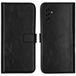Selencia Echt Lederen Bookcase voor Samsung Galaxy A13 (5G) / A04s - Zwart - Flip Case met Pasjeshouder