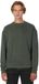 Ragwear Sweatshirt Washel Heren Lange Mouw Ronde Hals Katoen Regular Fit Effen Donkere Olijf M