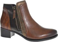Remonte Dames Enkellaars - R5172-23 Bruin/Combi - Maat 40