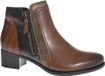 Remonte Dames Enkellaars - R5172-23 Bruin/Combi - Maat 40