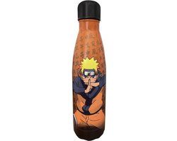 Wtt Naruto Shippuden Jutsu Metalen Isothermische Waterfles 500ml Oranje