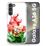 Cokitec Housse renforcée pour Samsung Galaxy A36 5G voyage Portugal flamme