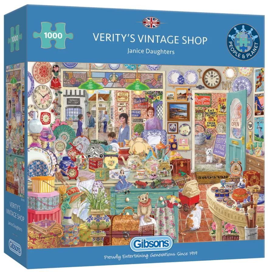Gibsons Verity's Vintage Shop Puzzel (1000 stukjes) - 5012269063554