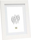 Deknudt Frames Deknudt Witte fotokader met witte passe-partout 20x25 S66KF1
