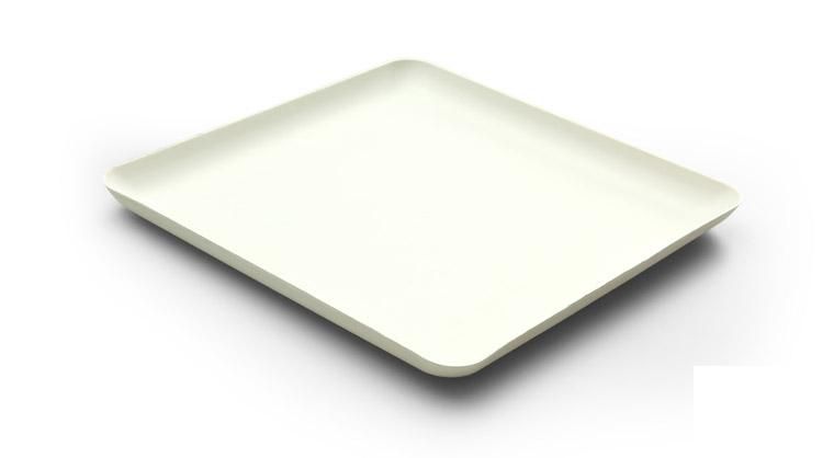 Sier Disposables Bagastro Appetizer Plate Square White 40 pieces