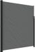 vidaXL Pare-soleil rétractable 220x500 cm anthracite