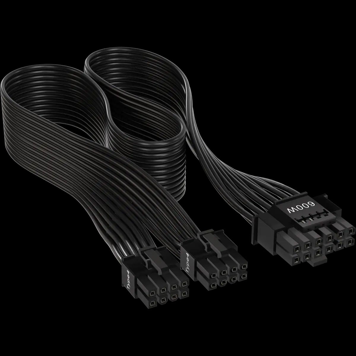 Corsair CP-8920284 interne stroomkabel PCI-E (8+8-pin) naar 12VHPWR zwart