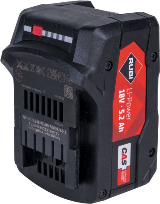 Rubi Accu CAS LIPOWER 18V 5,2AH