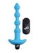 XR Brands Beads & Remote Control Vibrating Siliconen Anale Beads & Remote Control - Blauw 150 g