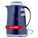 Helios Wave S+ kunststof thermoskan, donkerblauw, 0,6 liter