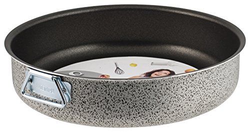 Home Salt Peper taartvorm met ringen, anti-aanbaklaag, 24 cm, aluminium, zwart/grijs