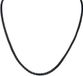 etNox Rock Chain Halsketting zwart 55 cm Roestvrij staal