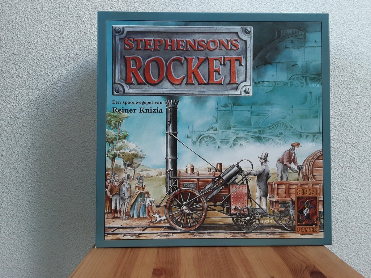 999 Games Stephensons Rocket Bordspel