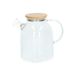 Théière avec couvercle en bambou, verre, 1,6 l