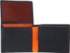bruno banani Portefeuille en cuir Noir / Orange Zwart