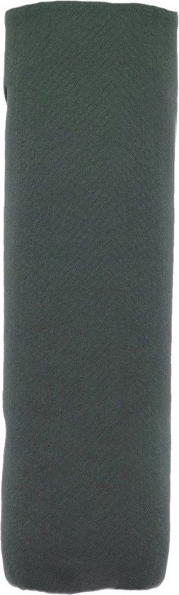 Snoozebaby Wikkeldeken 80x80cm Dark Green - Biologisch Katoen