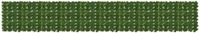 vidaXL Balkonscherm met bladeren groen 500 x 75 cm