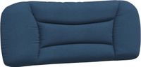 vidaXL Hoofdbordkussen - "Hvar" - 100 cm - Stof - Blauw