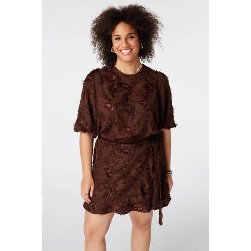MS Mode top Plus Size - bruin