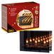 Idena LED-kerstversiering: 3 kaarsen in glas, ca. 18 x 6,2 x 12 cm