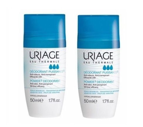 Uriage Pack Deodorant Tri Activ Roll-on 2x50ml