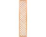 Merkloos Trellis, diagonaal hardhout met lijst H180xB40cm | H180xB180cm glad geschaafd